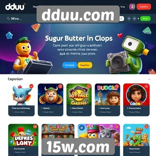 Análise da jogabilidade no site dduu.com